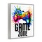 Stupell Industries Game Zone Splash Framed Giclee, design by Kim Allen